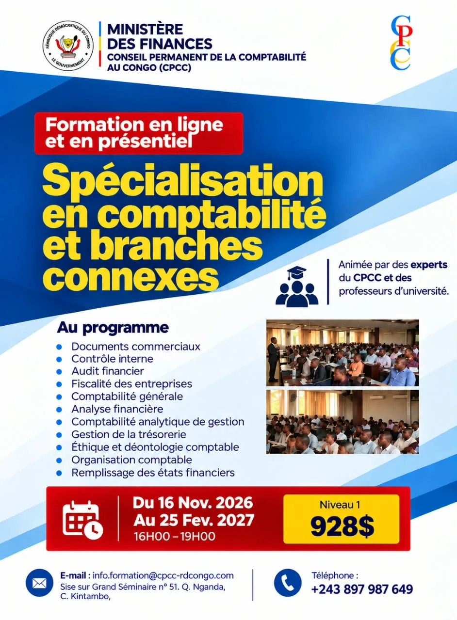 SPCIALISATION EN COMPTABILITE ET BRANCHES CONNEXES NIVEAU 1